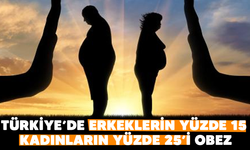 Türkiye’de erkeklerin yüzde 15, kadınların yüzde 25’i obez