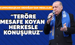 Cumhurbaşkanı Erdoğan'dan mesajlar: "Terörle mesafe koyan herkesle konuşuruz"
