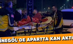 İnegöl'de apartta kan aktı/İNEGÖL HABERLERİ