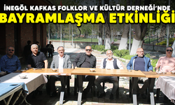 İnegöl Kafkas Folklor ve Kültür Derneği'nde bayramlaşma etkinliği