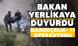 Bakan Yerlikaya duyurdu! 3 ilde Narkoçelik-11 Operasyonu: 608 kilogram kokain ele geçirildi