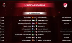 Trendyol 1. Lig’de 32. haftanın programı açıklandı