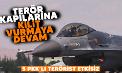 Milli Savunma Bakanlığı duyurdu: 5 PKK'lı terörist etkisiz