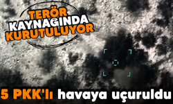 MSB açıkladı: 5 PKK'lı havaya uçuruldu