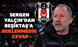 Sergen Yalçın'dan Beşiktaş'a beklenmedik cevap