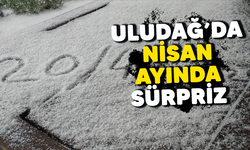 Uludağ'da nisan ayında sürpriz