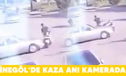 İnegöl'de kaza anı kamerada