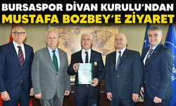 Mustafa Bozbey, Bursaspor Divan Kurulu ile görüştü