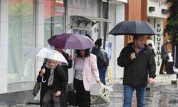 Edirne’de yağmur etkili oldu