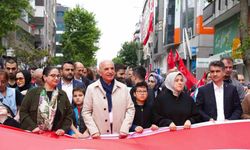 Ümraniye’de 19 Mayıs, ’Gençlik ve Spor’ yürüyüşüyle kutlandı