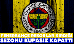 Fenerbahçe, rekorlar kırdığı sezonu kupasız kapattı