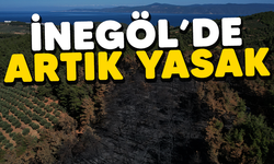 İnegöl'de artık yasak