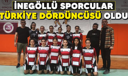 İnegöllü sporcular Türkiye dördüncüsü oldu