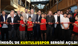 İnegöl'de Kurtuluşspor sergisi açıldı