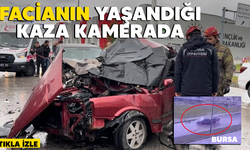 Facianın yaşandığı kaza kamerada