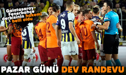 Pazar günü dev randevu! Galatasaray-Fenerbahçe derbisinin hakemi belli oldu