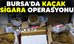 Bursa'da kaçak sigara operasyonu