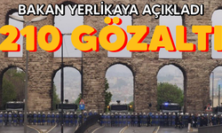 Taksim'e yürümek isteyen ve polise saldıran 210 kişiye gözaltı