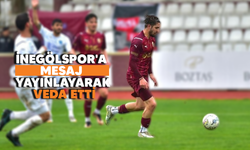 İnegölspor'a mesaj yayınlayarak veda etti