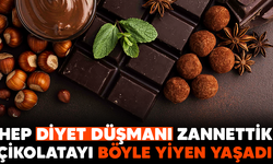 Çikolatayı böyle tüketmek kilo verdiriyor!