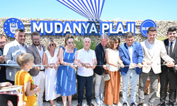 Bursa Mudanya Plajı hizmete açıldı