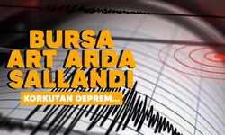 Bursa art arda sallandı! Korkutan deprem...