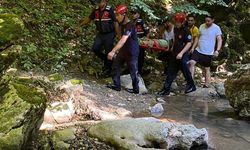 Bursa'da kanyondaki kayalıklardan düştü