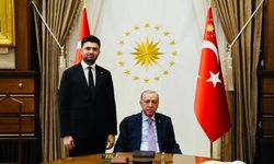 Cumhurbaşkanı Erdoğan, Bursaspor Başkanı Çelik'i makamında ağırladı