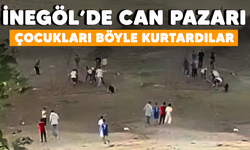 İnegöl'de can pazarı! Çocukları böyle kurtardılar