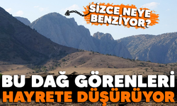 Bu dağ insan siluetine benziyor