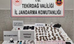 Tekirdağ’da uyuşturucu operasyonlarında çeşitli maddeler ele geçirildi