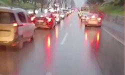 Bursa'da fermuar sistemi ile yolu böyle açtılar