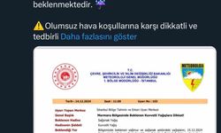 Sakarya’da kuvvetli yağış uyarısı