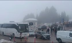 Bursa Uludağ’da otopark kaosu