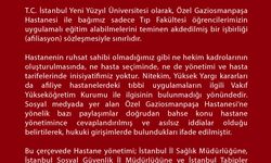 İstanbul Yeni Yüzyıl Üniversitesinden sosyal medyadaki iddialarla ilgili açıklama