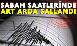 Sivas'ta art arda deprem