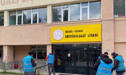 Yükümlülerden okullarda temizlik ve bakım çalışmaları