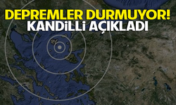 Ege'de depremler durmuyor