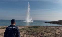 Çanakkale’de denizde bulunan mayın imha edildi