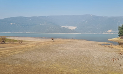 Bursa'daki göl 150 metre çekildi