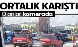 İnegöl'de ortalık karıştı: O anlar kamerada