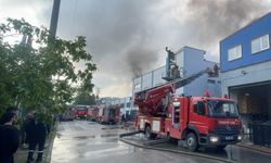Bursa'da korku dolu anlar! Fabrika alevlere teslim oldu
