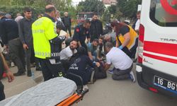 Bursa'da iki motosiklet çarpıştı