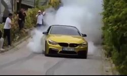 Drift atıp trafiği tehlikeye düşüren sürücü yakalandı