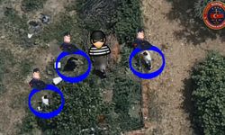 Bursa'da dron ile takip edilip yakalandı