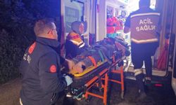 Motosiklet ile otomobil çarpıştı: 1 yaralı