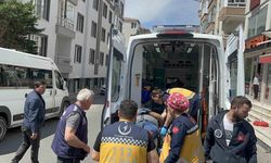 Çorlu’da 1,5 metre yükseklikten düşen işçi yaralandı