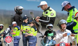 Trafikte kask takmayan 475 bin 976 sürücüye işlem yapıldı
