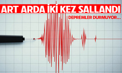 Kütahya'da 9 dakika arayla deprem