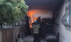İnegöl'de yurtta yangın! Panik anları kamerada